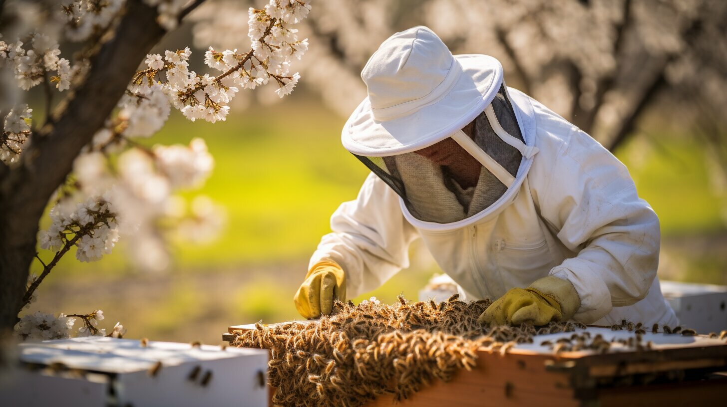 why do beekeepers wear white