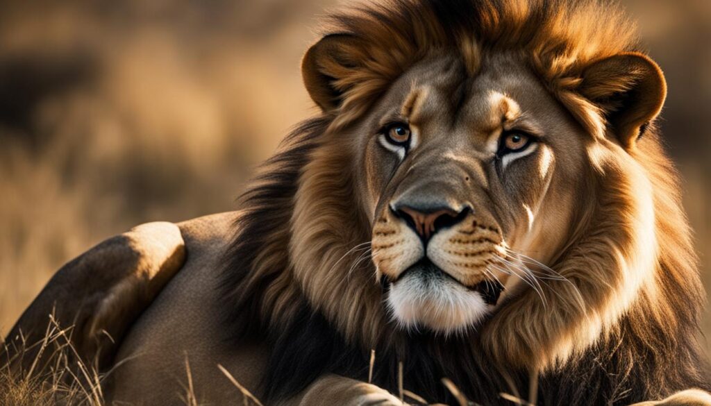 lion's powerful roar
