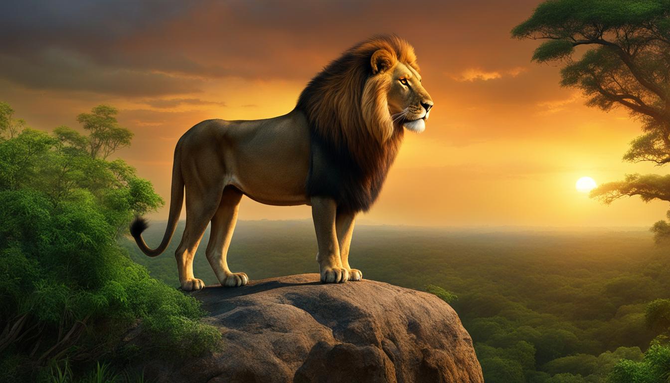 why are lions king of the jungle